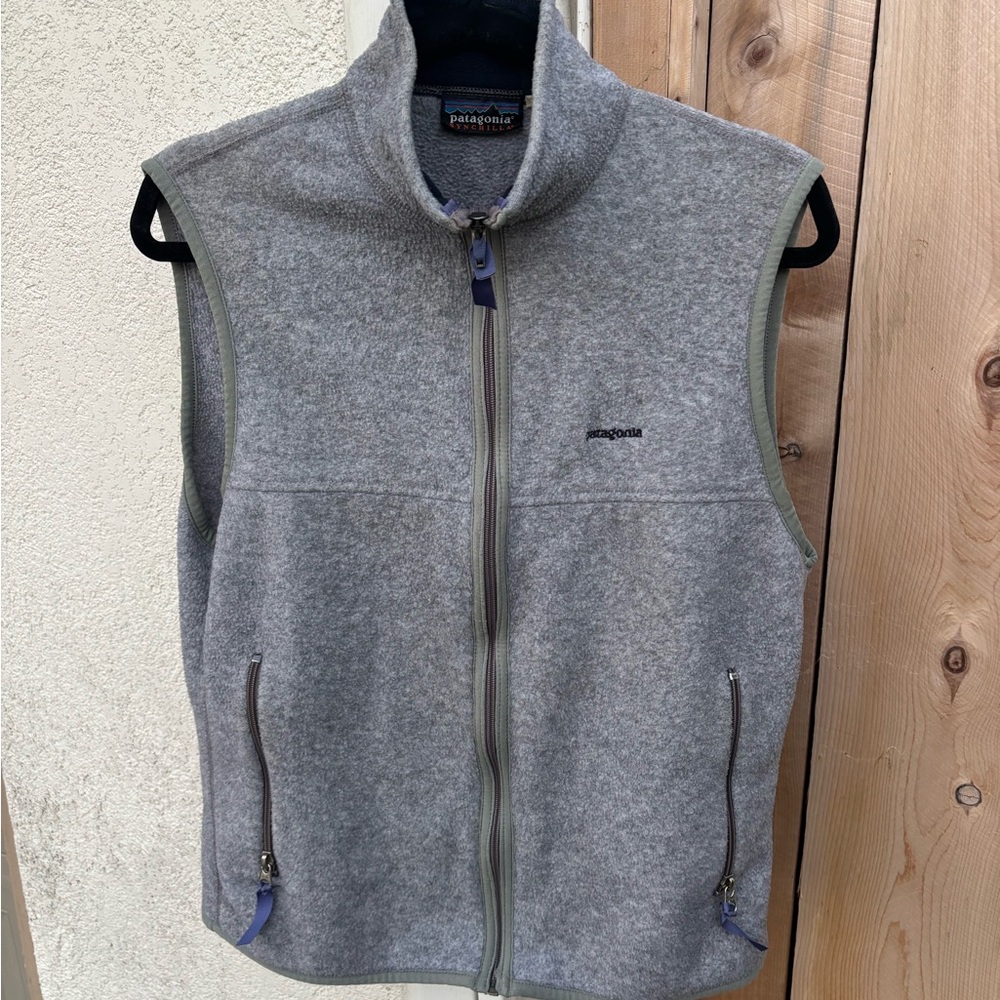 Patagonia Synchilla Gray Vest Size Medium